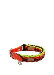Redzill Neon Fire Paracord Köpek Boyun Tasması (Medium) 34cm 40cm - REDZİLL