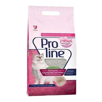 Proline Bentonit Bebek Pudra Kokulu Kedi Kumu 20 Lt - 1