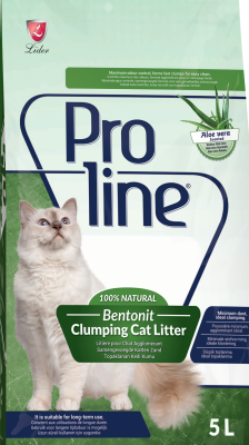 Proline Bentonit Aloe Vera Kokulu Kedi Kumu 5 lt - 1