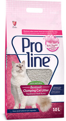 Proline Bentonit Bebek Pudralı Kokulu Kedi Kumu 10 lt - PROLİNE