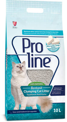 Proline Bentonit Marsilya Sabun Kokulu Kedi Kumu 10 lt - 1