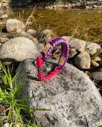 Redzill Purpi Paracord Köpek Boyun Tasması (Small) 28cm 33cm - REDZİLL