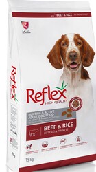Reflex Biftekli Yüksek Aktiviteli Yetişkin Köpek Maması 15 kg - REFLEX