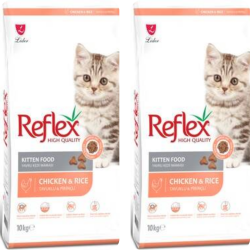 Reflex Kitten Tavuklu Yavru Kuru Kedi Maması 10 kg (2 Adet) - REFLEX