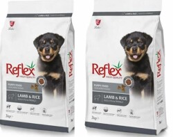 Reflex Kuzulu Ve Pirinçli Yavru Köpek Maması 3 Kg ( 2 Adet ) - REFLEX
