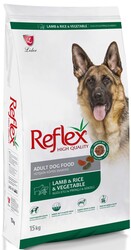 Reflex Kuzulu&Pirinçli Ve Sebzeli Yetişkin Köpek Maması 15 Kg - REFLEX