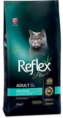 Reflex Plus Tavuklu Kısırlaştırılmış Yetişkin Kedi Maması 15 Kg - 2