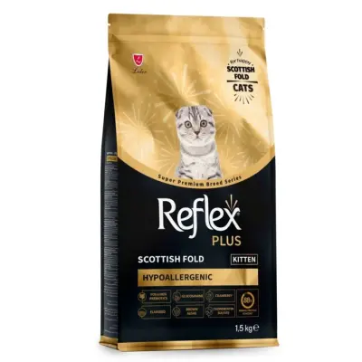 Reflex Plus Hipoalerjenik Scottish Fold Yavru Kedi Maması 1,5 kg - 1