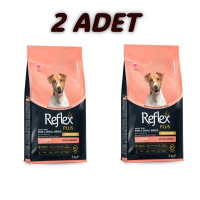 Reflex Plus Kuzu Etli Mini ve Küçük Irk Kısırlaştırılmış Köpek Maması 3 kg (2 Adet) - 1