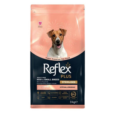 Reflex Plus Kuzu Etli Mini ve Küçük Irk Kısırlaştırılmış Köpek Maması 3 kg - 2