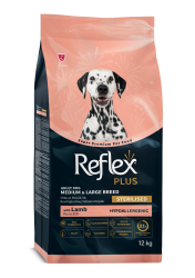 Reflex Plus Kuzu Etli Orta Ve Büyük Irk Kısırlaştırılmış Yetişkin Köpek Maması 12 Kg - REFLEX PLUS