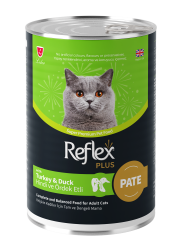 Reflex Plus Pate Hindi Ve Ördek Etli Yetişkin Kedi Konservesi 395 Gr (12 Adet) - REFLEX PLUS
