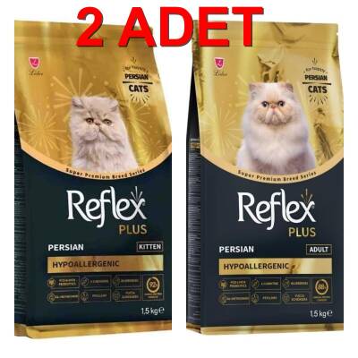 Reflex Plus Persian 1.5 kg Yetişkin Kedi 1,5 Yavru Kedi Maması (2 Adet) - 1