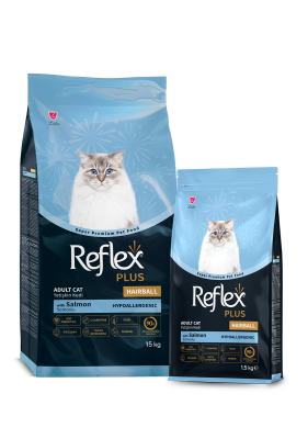 Reflex Plus Somonlu Hairball Indoor Yetişkin Kedi Maması 1,5 Kg - 1