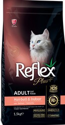 Reflex Plus Somonlu Hairball Indoor Yetişkin Kedi Maması 1,5 Kg - 2