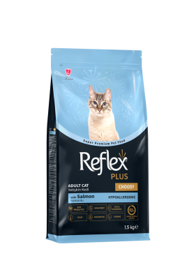 Reflex Plus Choosy Somonlu Seçici Yetişkin Kedi Maması 1,5 kg - 2
