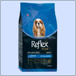 Reflex Plus Somonlu Mini ve Küçük Irk Yetişkin Köpek Maması 8 Kg. - REFLEX PLUS