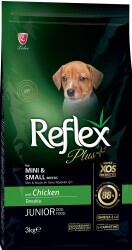 Reflex Plus Tavuklu Mini Ve Küçük Irk Yavru Köpek Maması 3 Kg (4 Adet) - REFLEX PLUS