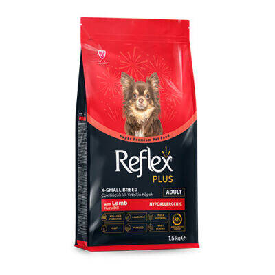 Reflex Plus X-Small Breed Kuzulu ve Pirinçli Küçük Irk Yetişkin Köpek Maması 1,5 Kg - 1