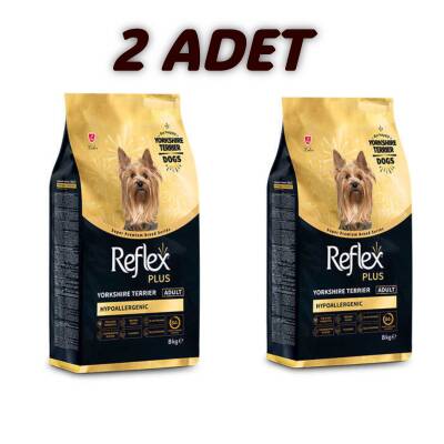 Reflex Plus Yorkshire Terrier 8 kg Yetişkin Köpek Maması (2 Adet) - 1