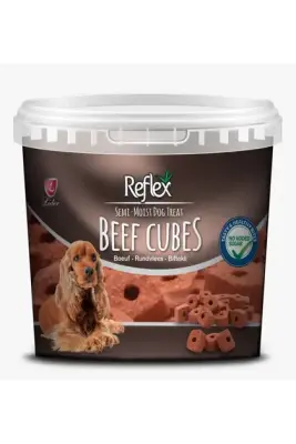 Reflex Semi Moist Biftekli Küp Yetişkin Köpek Ödül Maması 500 Gr (2 Adet) - 1