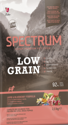 Spectrum Low Grain Kuzulu ve Yaban Mersinli Mini Ve Küçük Irk Yavru Köpek Maması 2,5 Kg - 1
