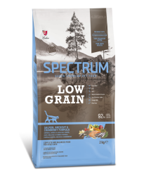 Spectrum Low Grain Somonlu Hamsili Kızılcıklı Yetişkin Kedi Maması 2 Kg - SPECTRUM 