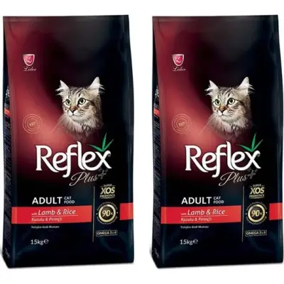 Reflex Plus Kuzu Etli Yetişkin Kedi Maması 1,5 kg (2 Adet) - 1
