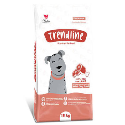 Trendline Kuzu Etli Yetişkin Köpek Maması 15 kg - 1