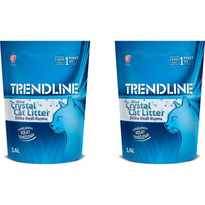 Trendline Silika Kristal 3.6 lt 2 Adet Kedi Kumu - 1