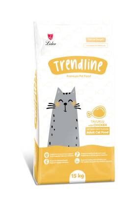 Trendline Tavuklu Yetişkin Kedi Maması 15 Kg - 1
