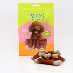 Wooc Biftek Sargılı Kalsiyum Kemik Köpek Ödülü 75 Gr (6 Adet) - 1