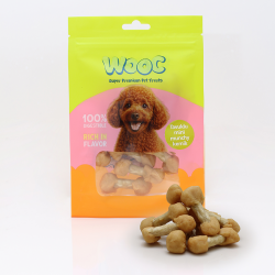 Wooc Tavuklu Mini Munchy Kemik Köpek Ödülü 75 Gr - WOOC