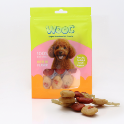 Wooc Tavuklu Ördekli Beyti Sarma Köpek Ödülü 75 Gr (6 Adet) - WOOC
